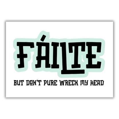 FÁILTE PRINT (CUSTOMISABLE)