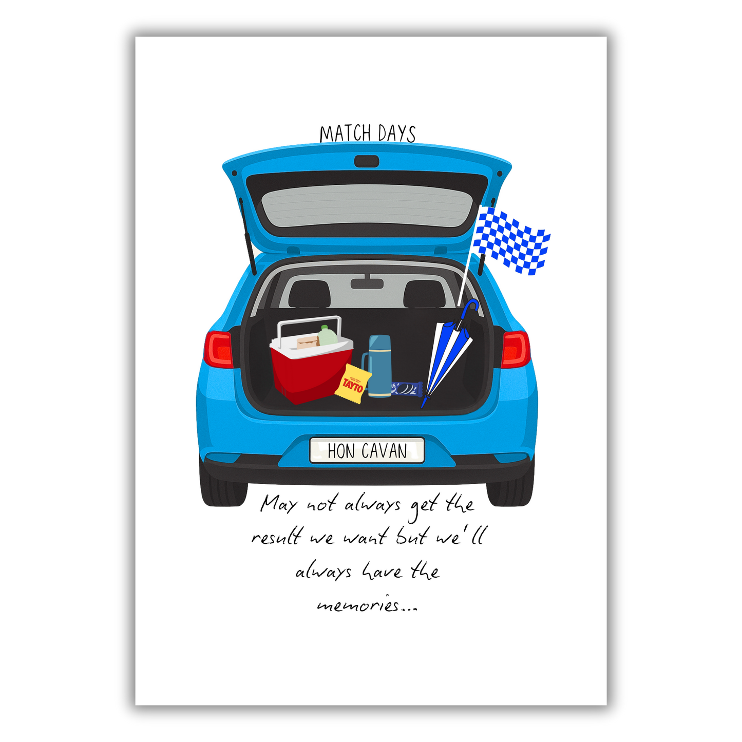 MATCH DAYS -PICNICS PRINT A5