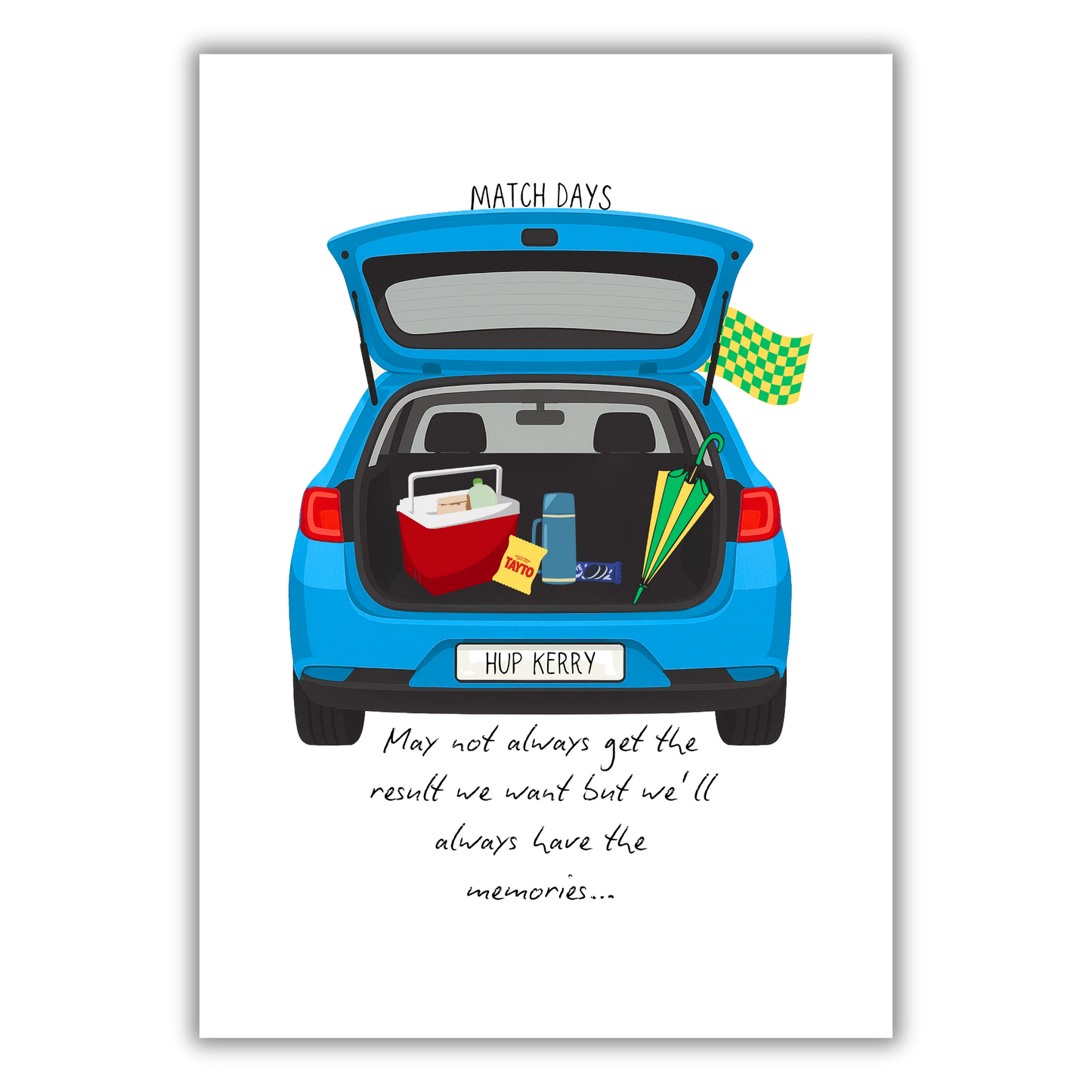MATCH DAYS -PICNICS PRINT A5