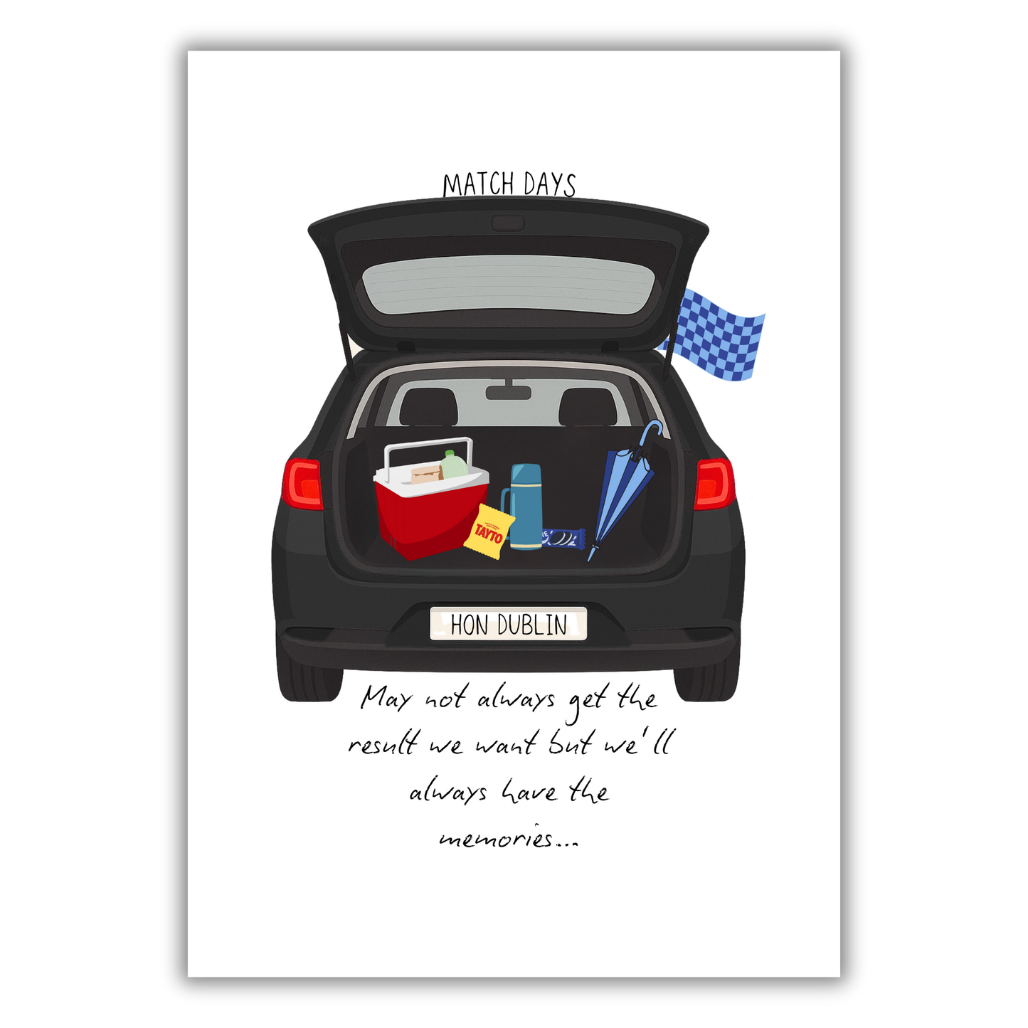 MATCH DAYS -PICNICS PRINT A5