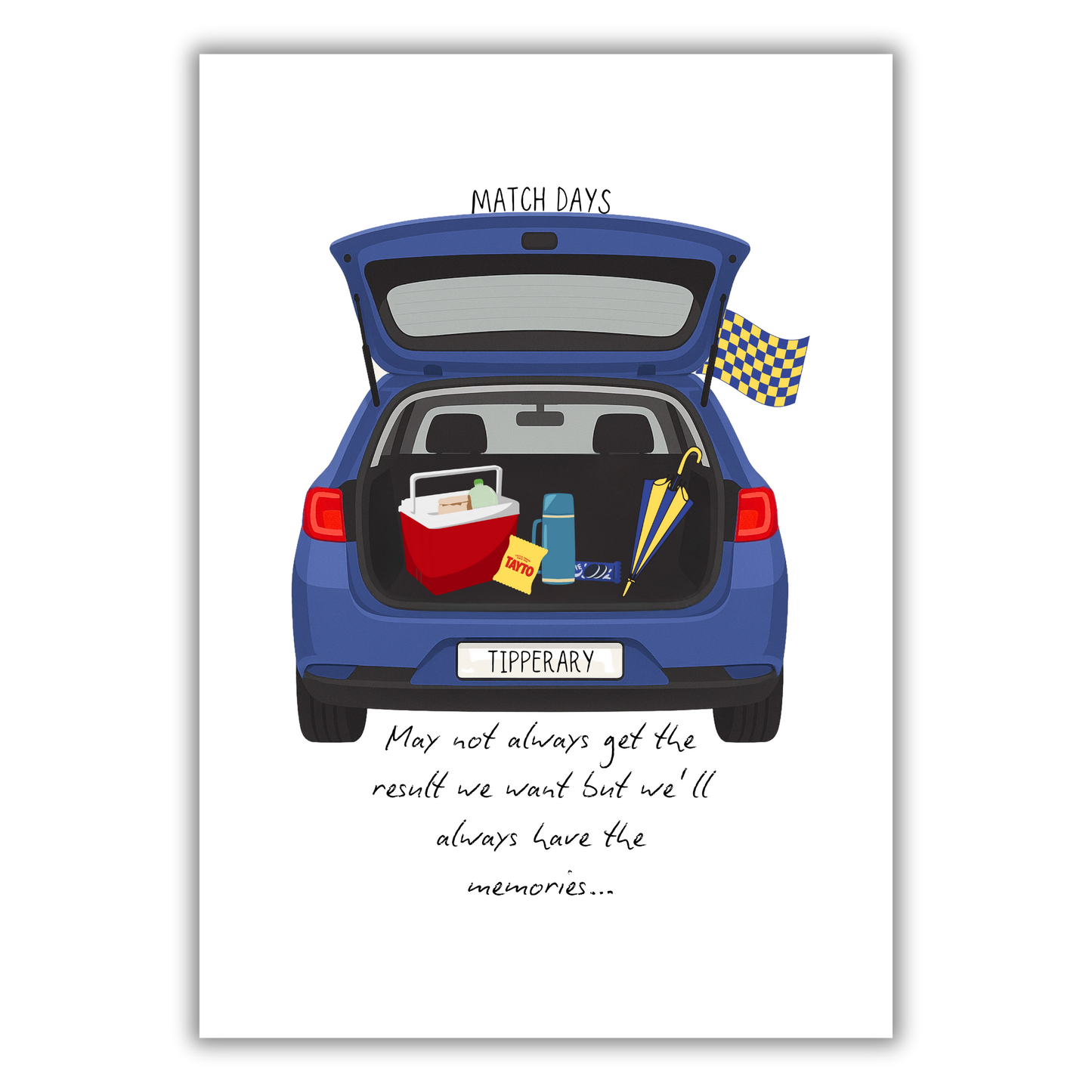 MATCH DAYS -PICNICS PRINT A5