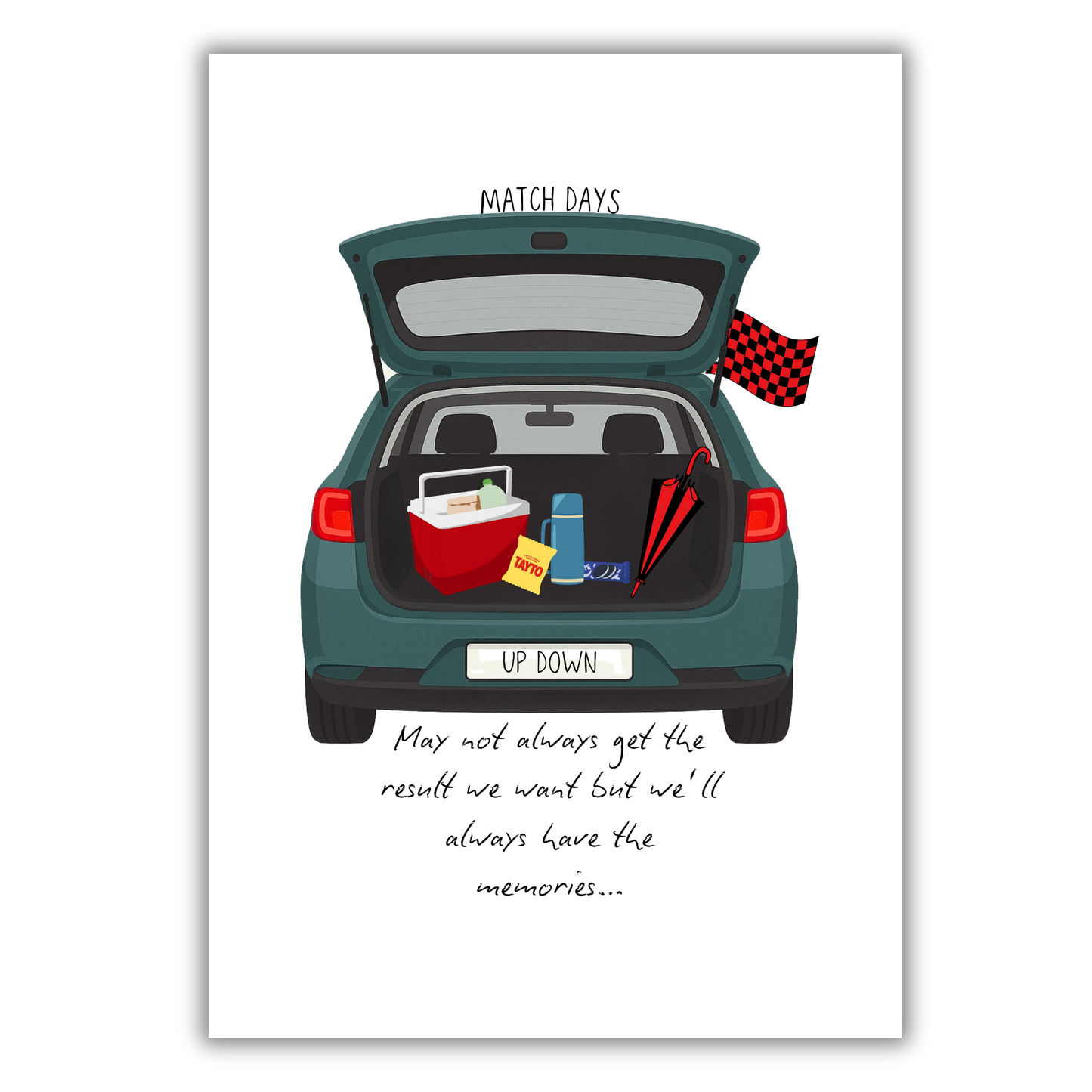 MATCH DAYS -PICNICS PRINT A5