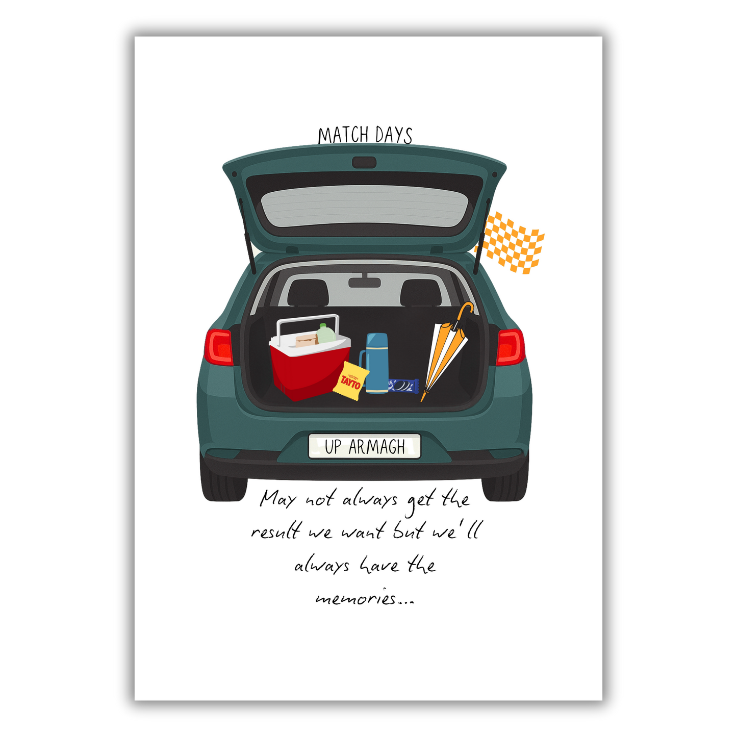 MATCH DAYS -PICNICS PRINT A5