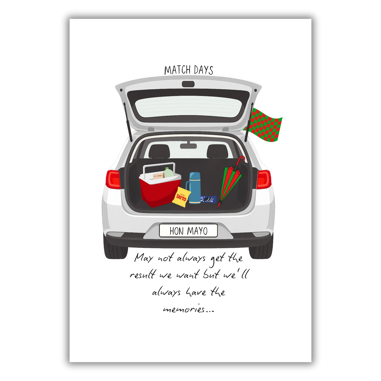 MATCH DAYS -PICNICS PRINT A5