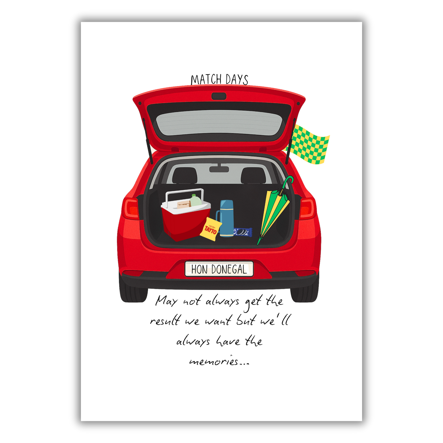 MATCH DAYS -PICNICS PRINT A5