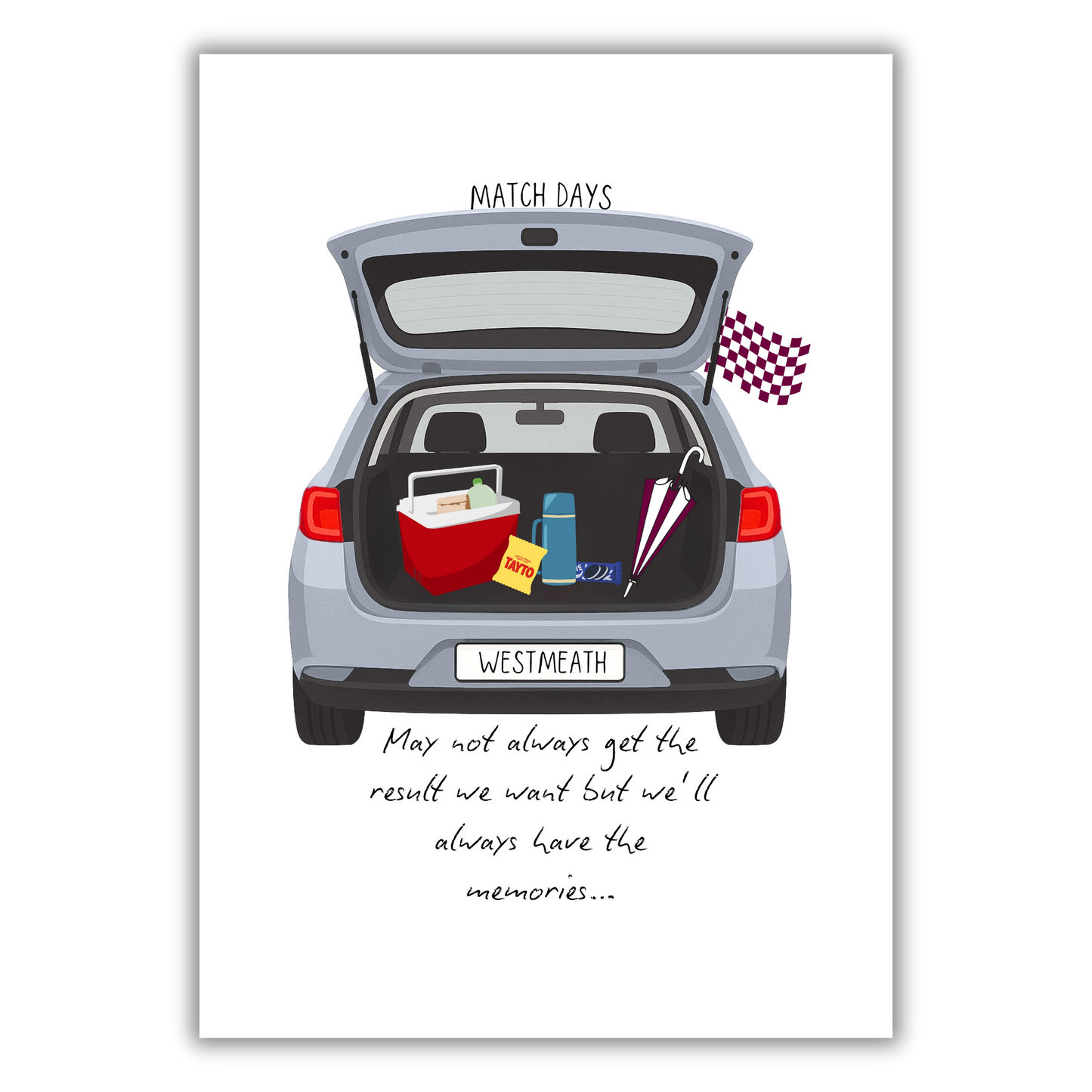 MATCH DAYS -PICNICS PRINT A5