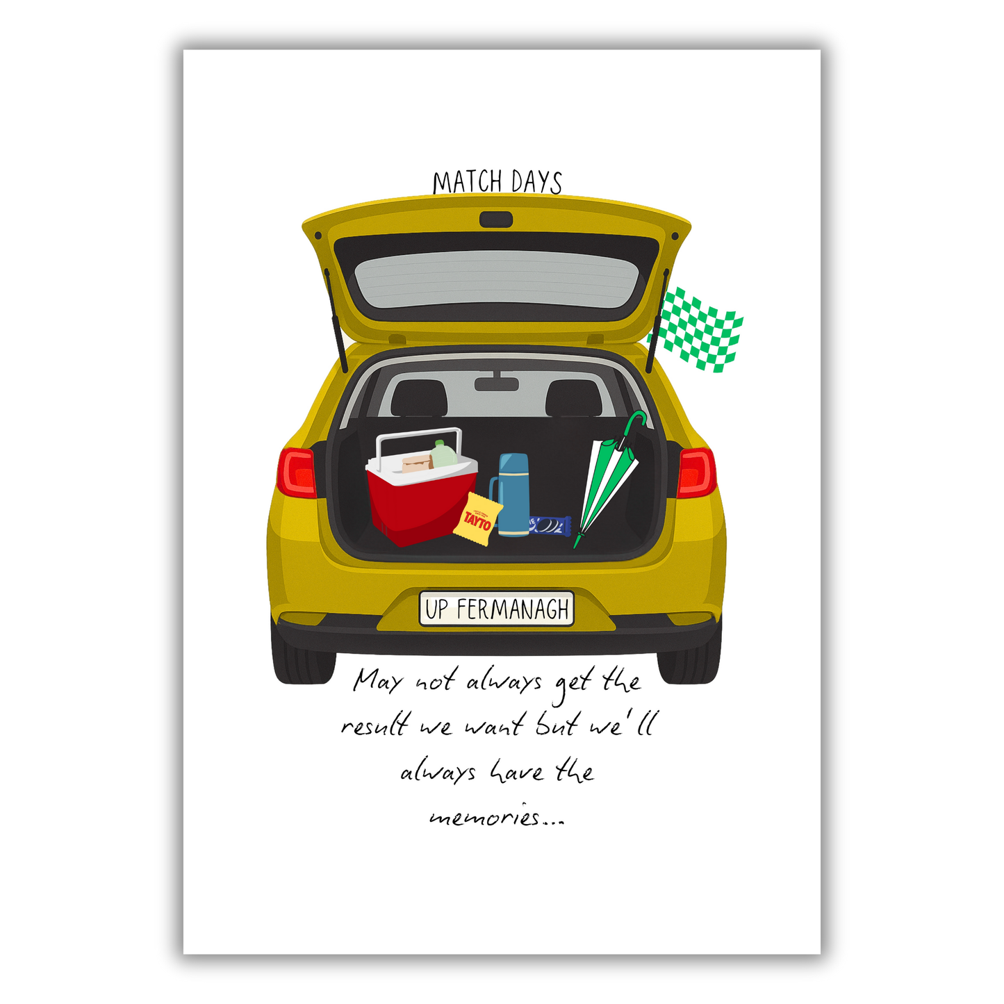 MATCH DAYS -PICNICS PRINT A5