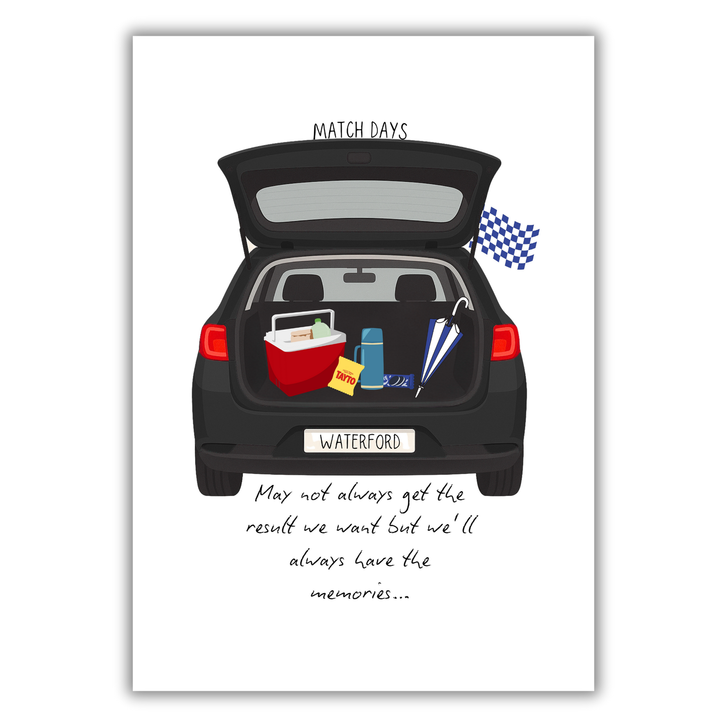MATCH DAYS -PICNICS PRINT A5