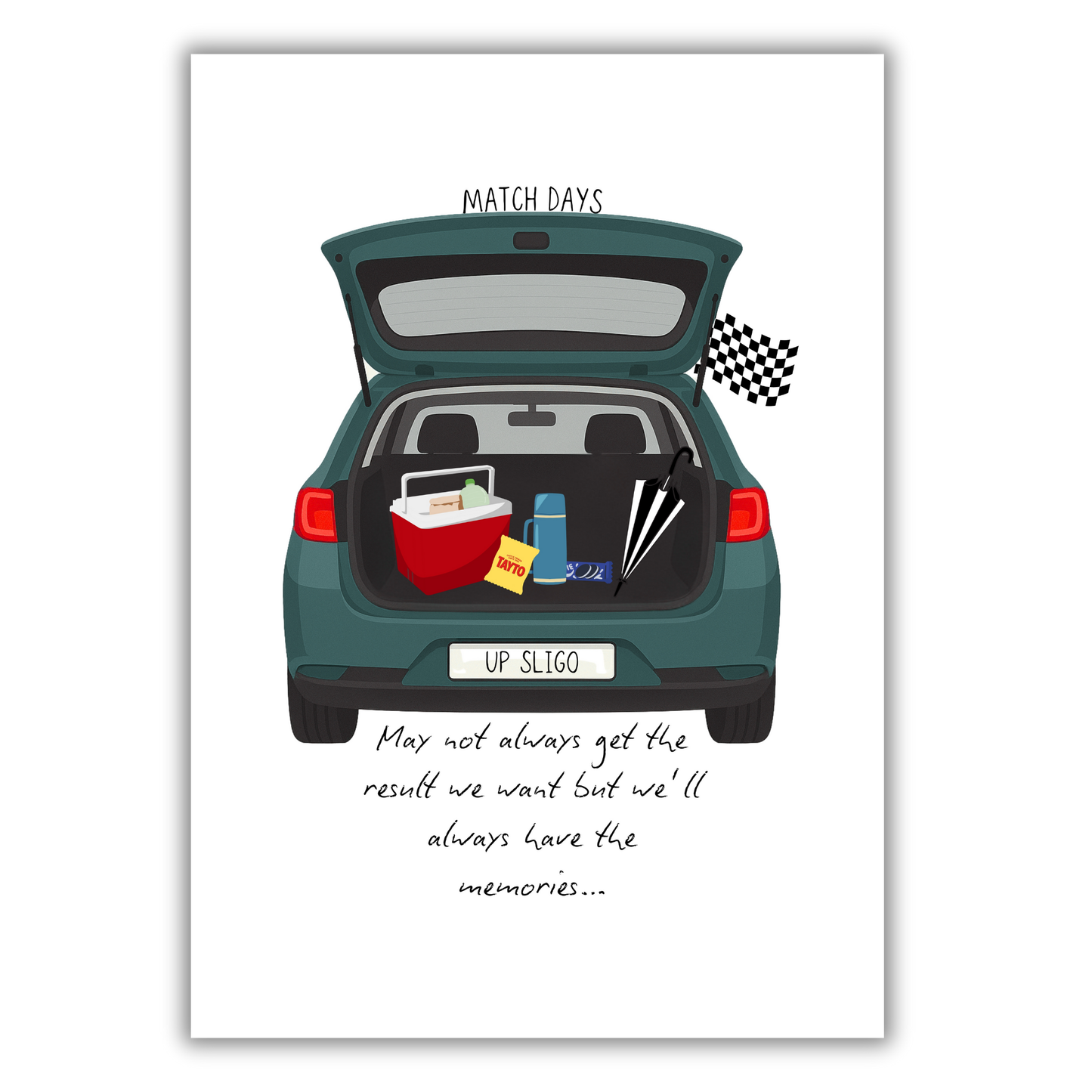 MATCH DAYS -PICNICS PRINT A5