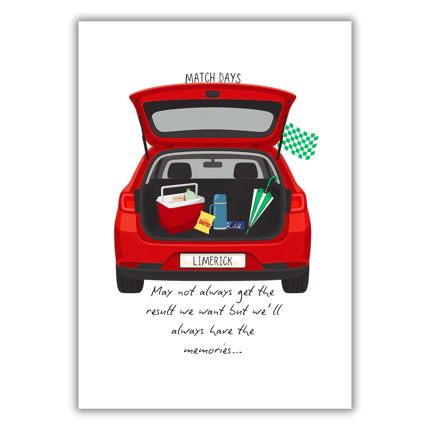MATCH DAYS -PICNICS PRINT A5