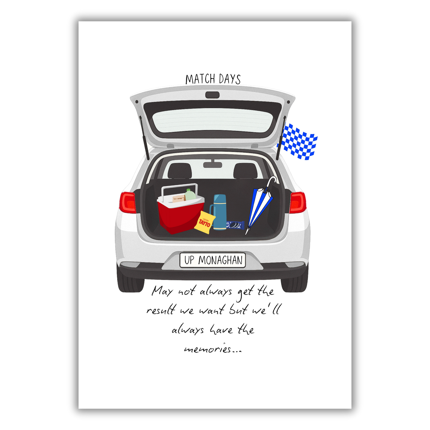 MATCH DAYS -PICNICS PRINT A5