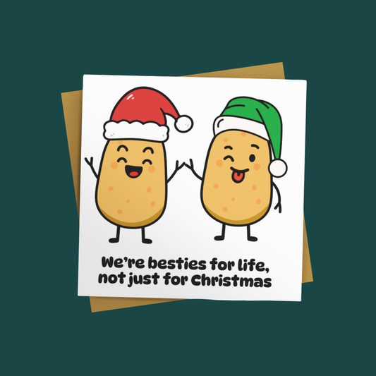 MERRY CHRISTMAS TO MY BESTIE FOR LIFE CARD