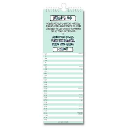2027 PARFUL STUFF WALL CALENDAR