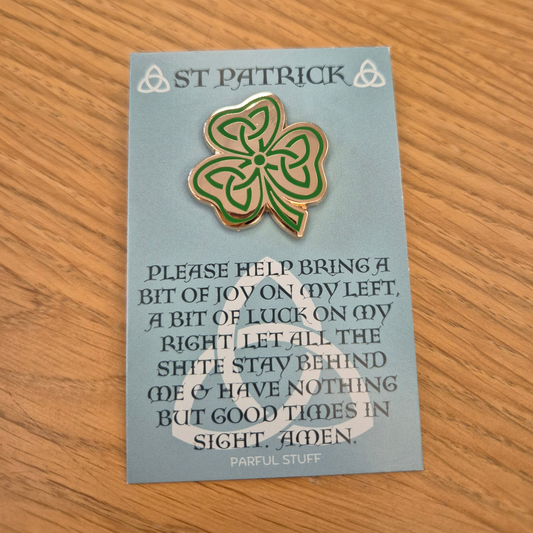 ST PATRICK ENAMEL PIN