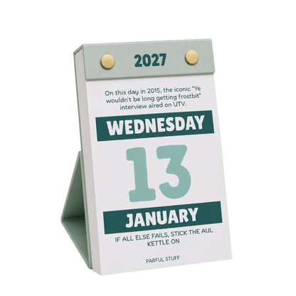 A Daily Dose of Parful Stuff | 2027 Irish Tear-Away Desk Calendar- PRE-ORDER