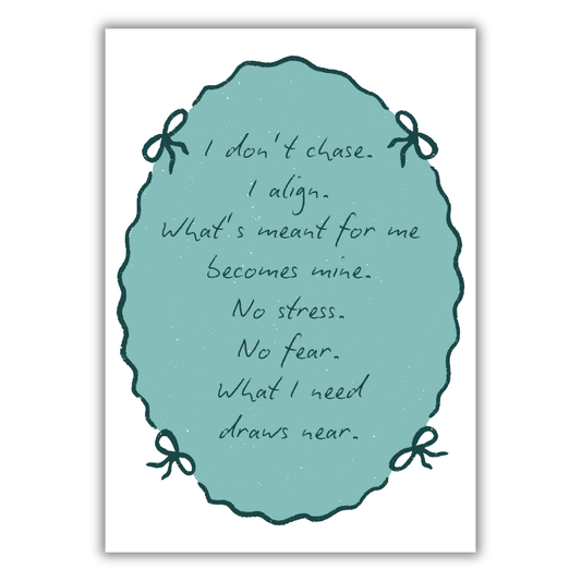 MANIFESTATION AFFIRMATION PRINT