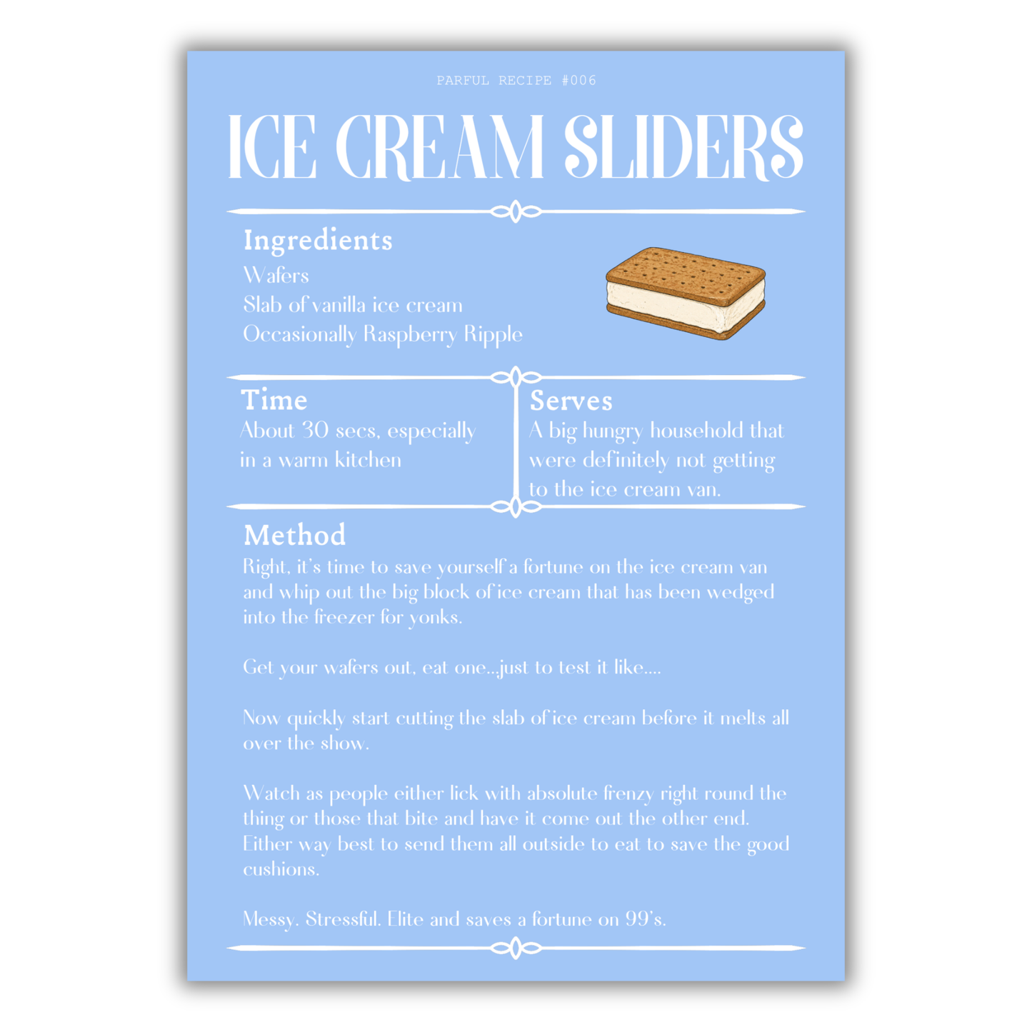 PARFUL RECIPE ARCHIVE PRINTS