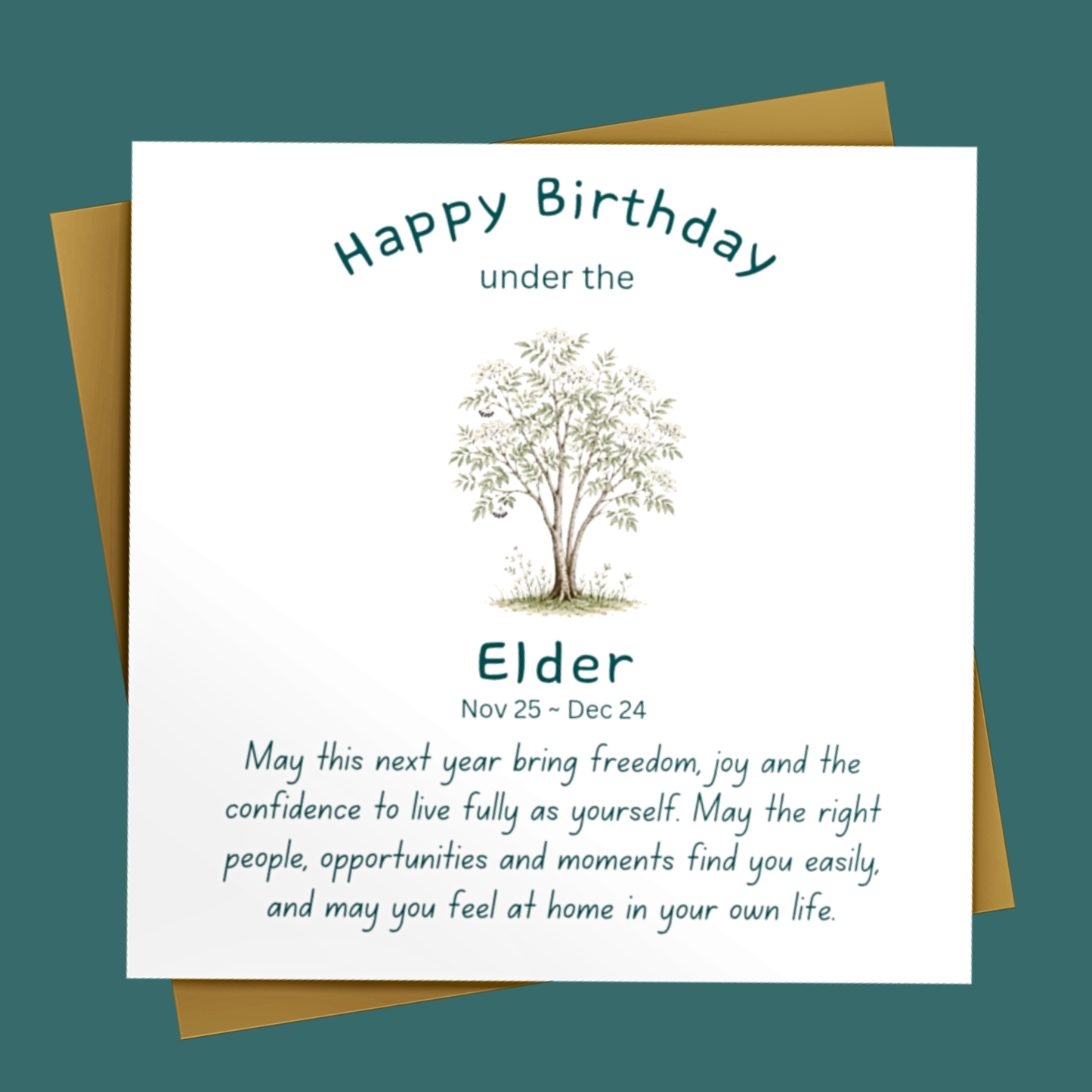 CELTIC TREE SIGN BIRTHDAY CARDS