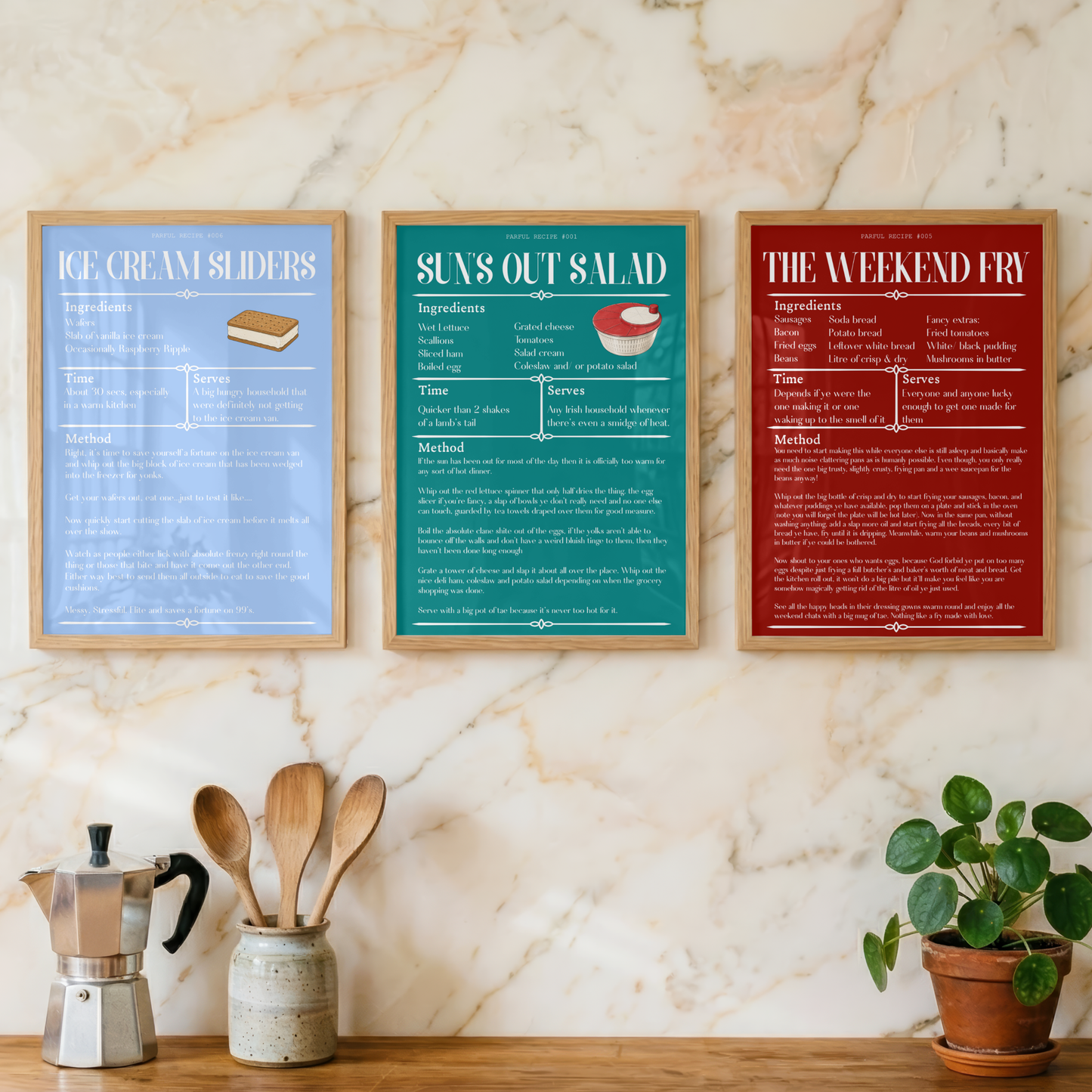 PARFUL RECIPE ARCHIVE PRINTS