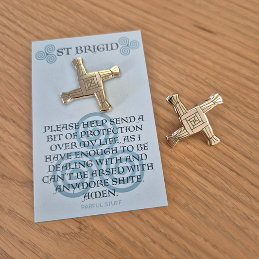 ST BRIGID ENAMEL PIN