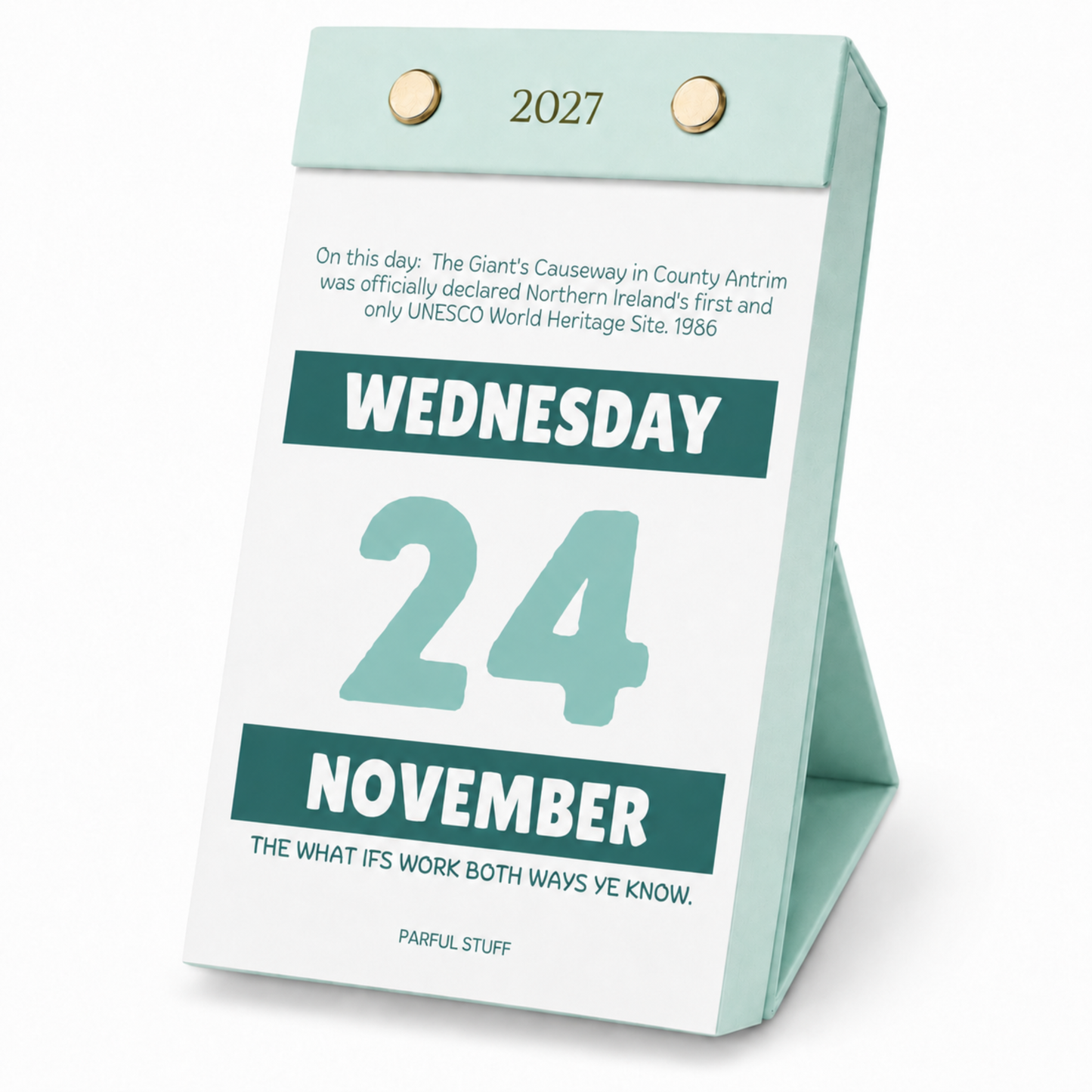 A Daily Dose of Parful Stuff | 2027 Tear-Away Desk Calendar- PRE-ORDER