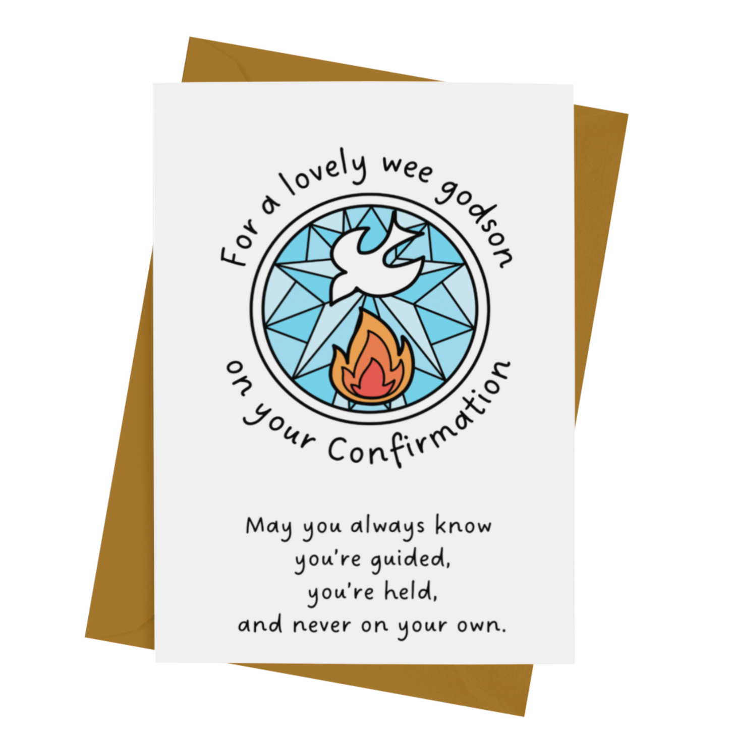 GODSON CONFIRMATION CARD