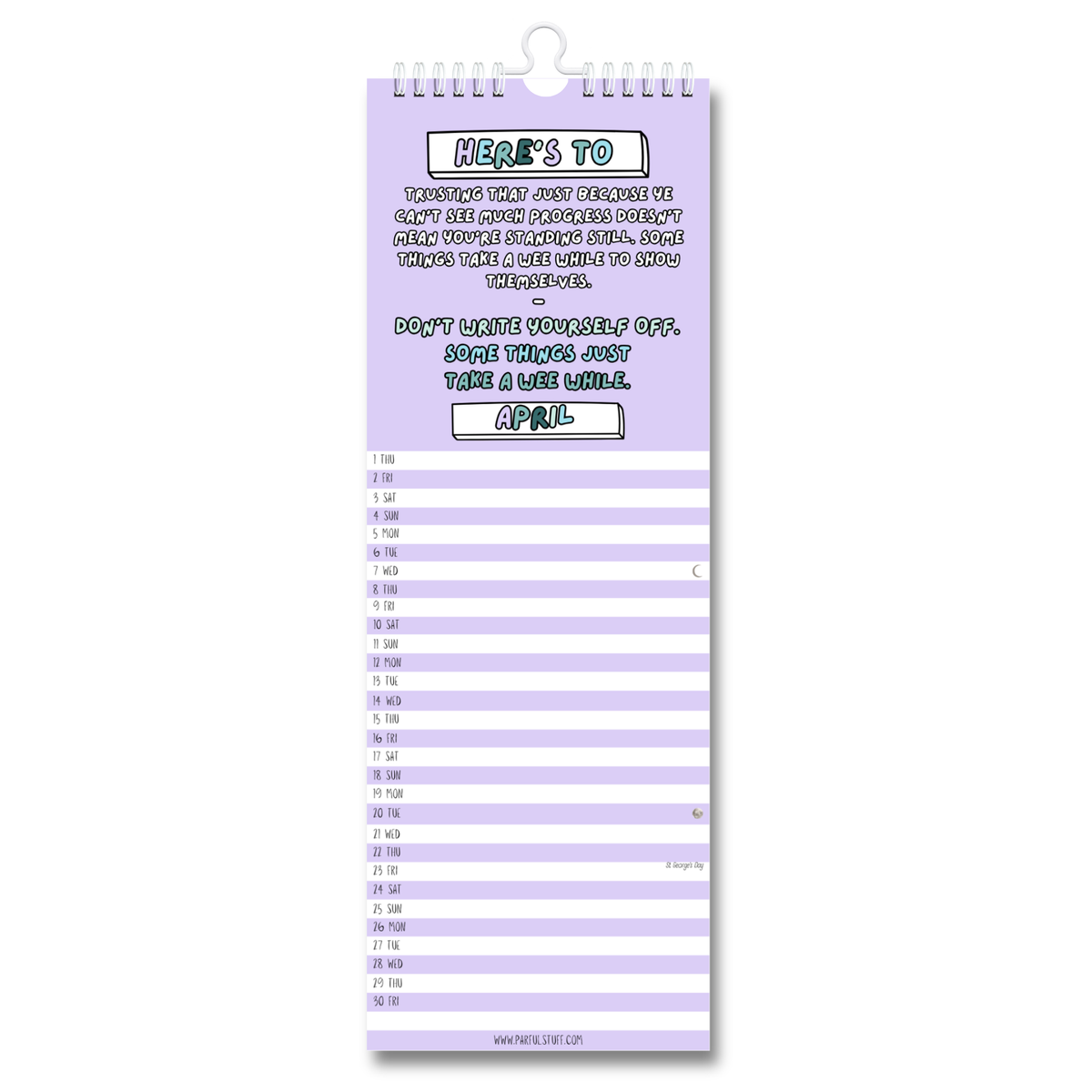 2027 PARFUL STUFF WALL CALENDAR