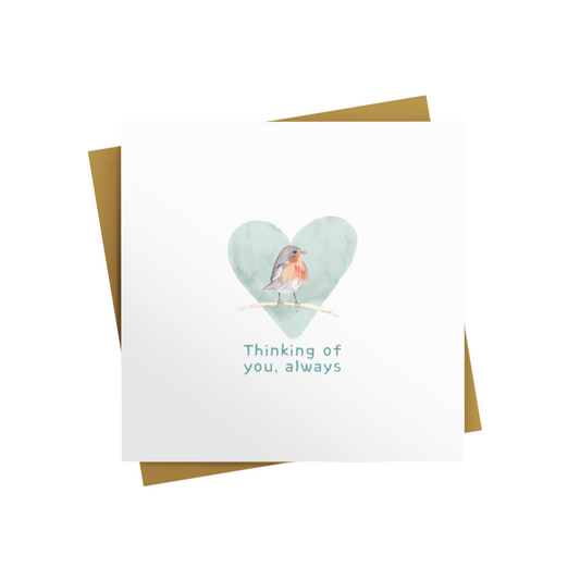 THINKING OF YOU ROBIN CARD
