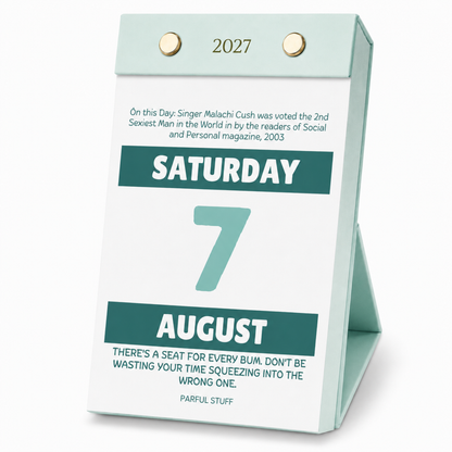 A Daily Dose of Parful Stuff | 2027 Tear-Away Desk Calendar- PRE-ORDER