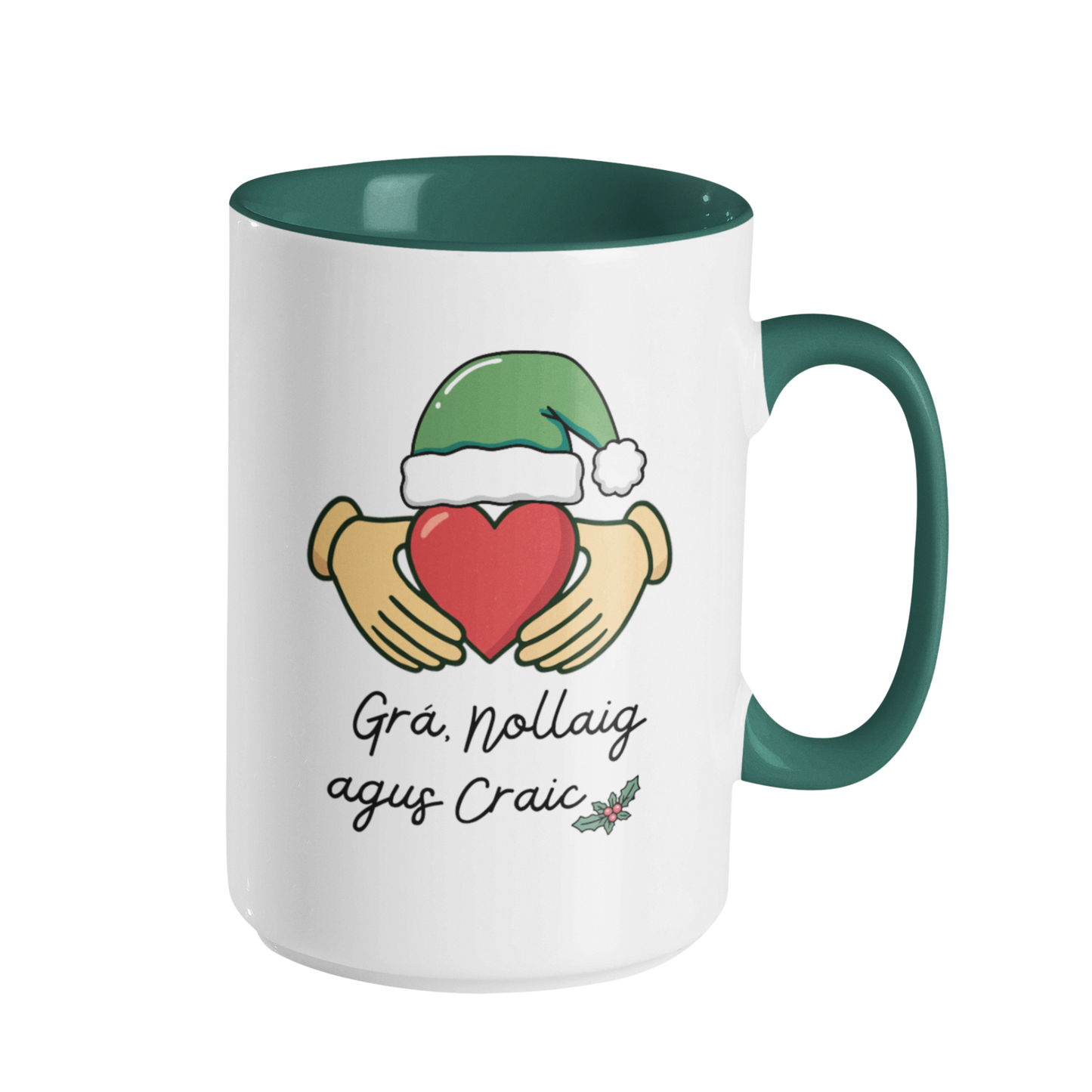 CHRISTMAS CLADDAGH MUG