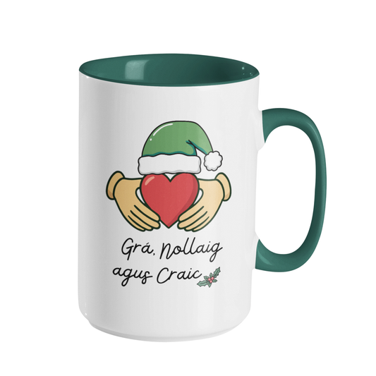 CHRISTMAS CLADDAGH MUG