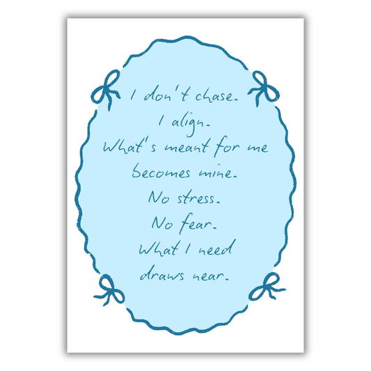 MANIFESTATION AFFIRMATION PRINT