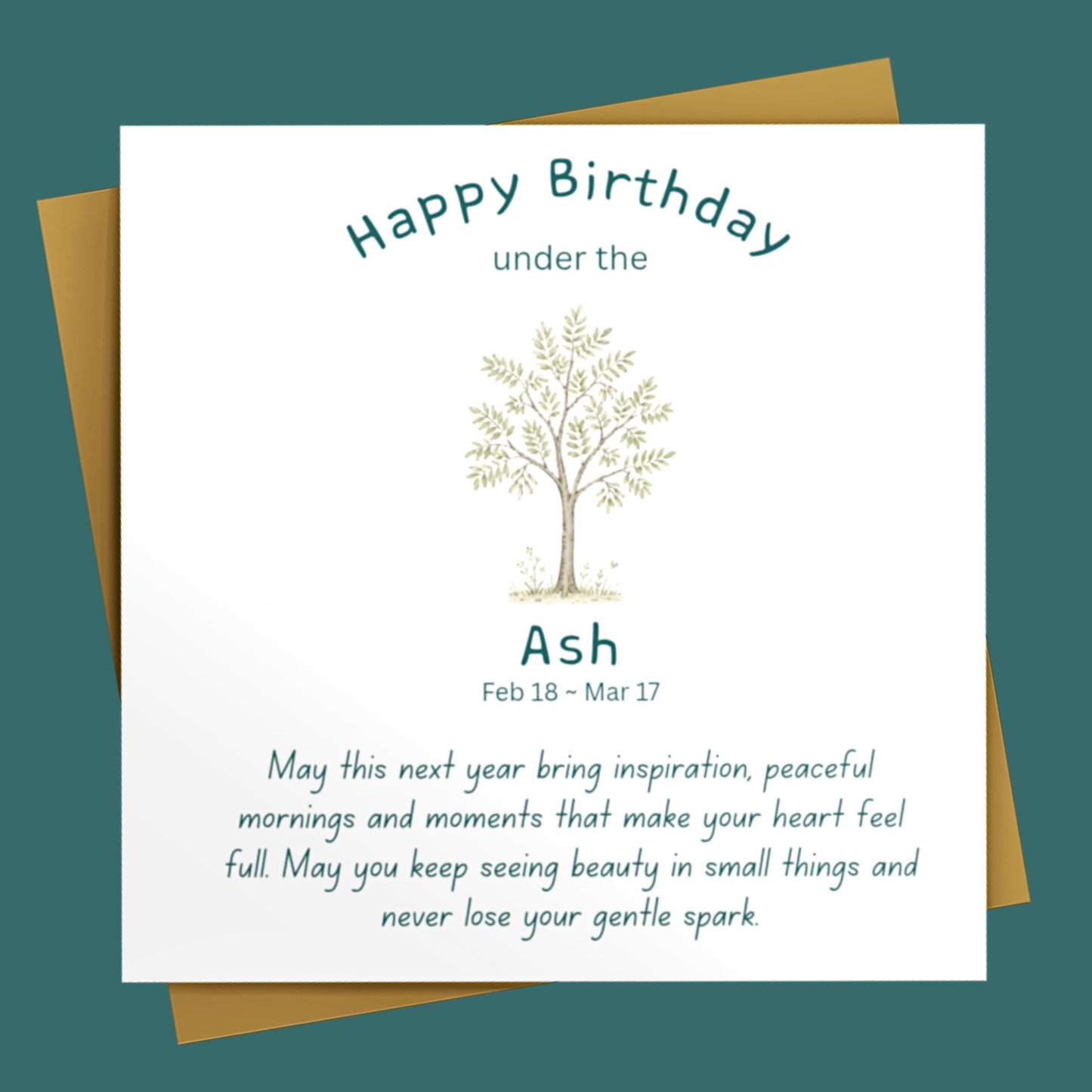 CELTIC TREE SIGN BIRTHDAY CARDS