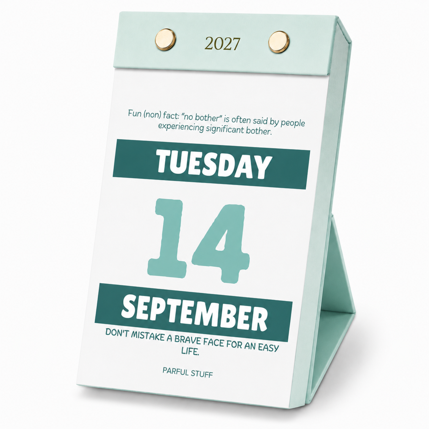 A Daily Dose of Parful Stuff | 2027 Tear-Away Desk Calendar- PRE-ORDER