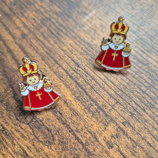 CHILD OF PRAGUE ENAMEL PIN