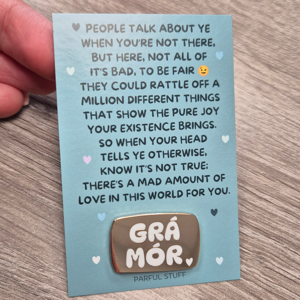GRÁ MÓR ENAMEL PIN