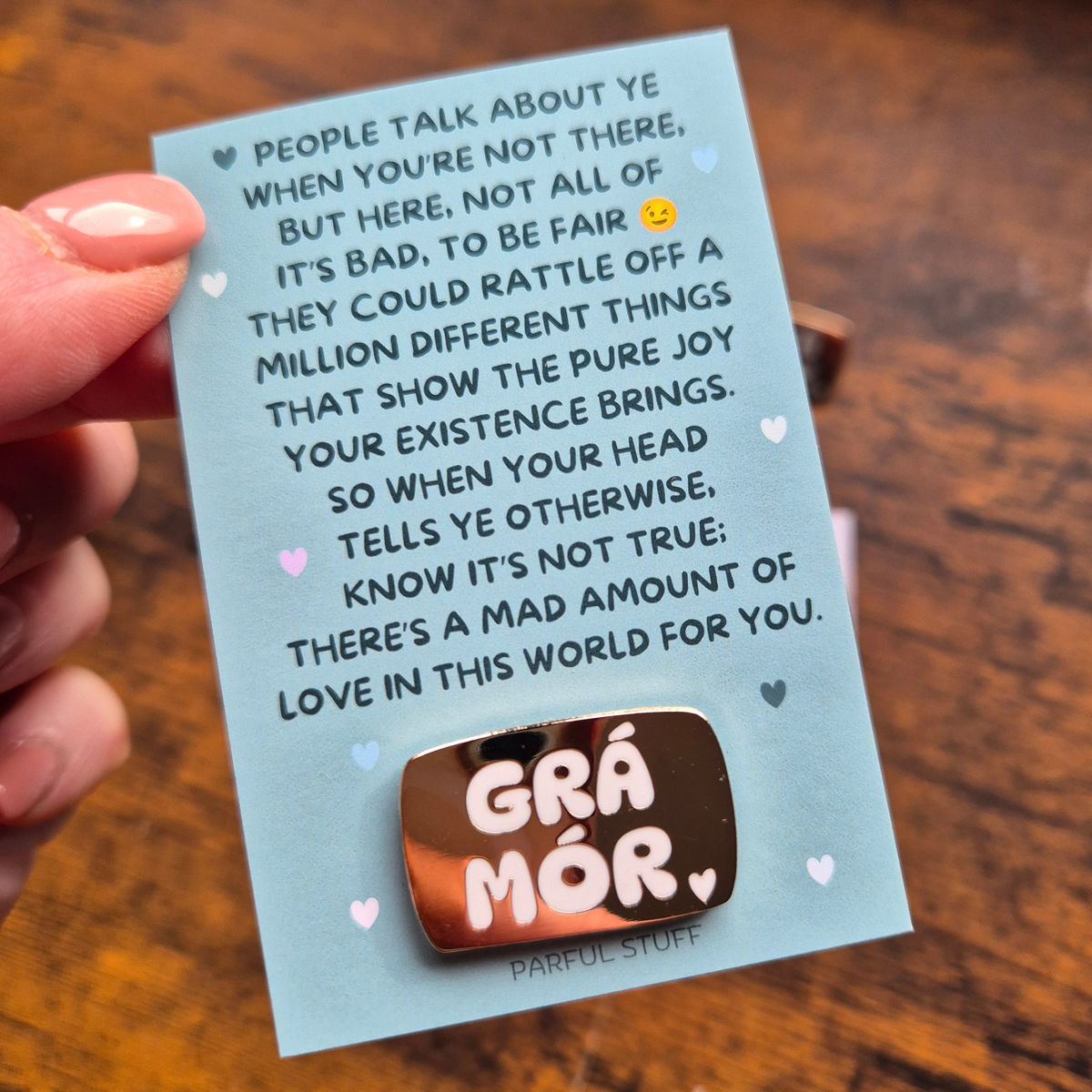 GRÁ MÓR ENAMEL PIN