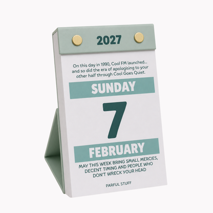 A Daily Dose of Parful Stuff | 2027 Irish Tear-Away Desk Calendar- PRE-ORDER