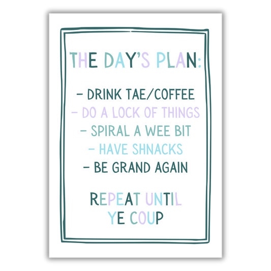 SOLID DAILY PLAN PRINT