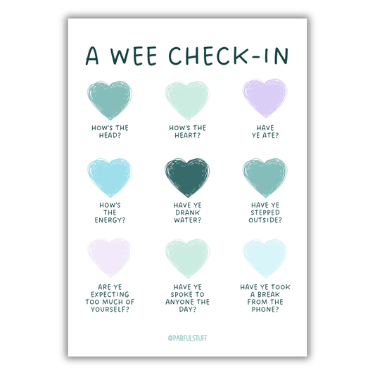 WEE CHECK-IN PRINT