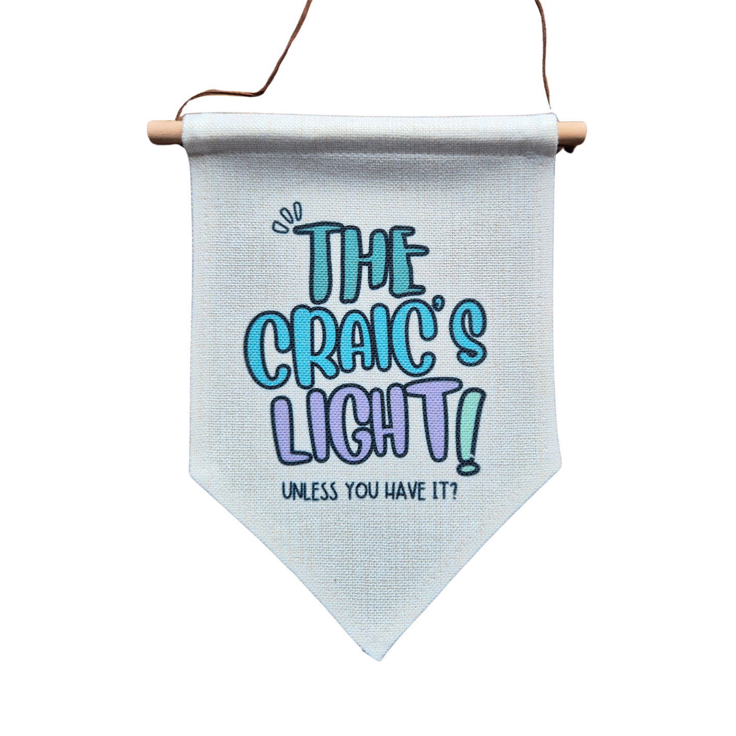 THE CRAIC'S LIGHT BANNER