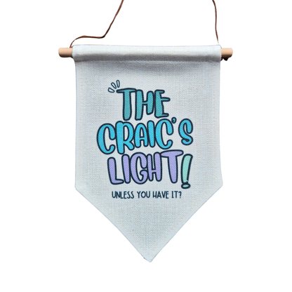 THE CRAIC'S LIGHT BANNER