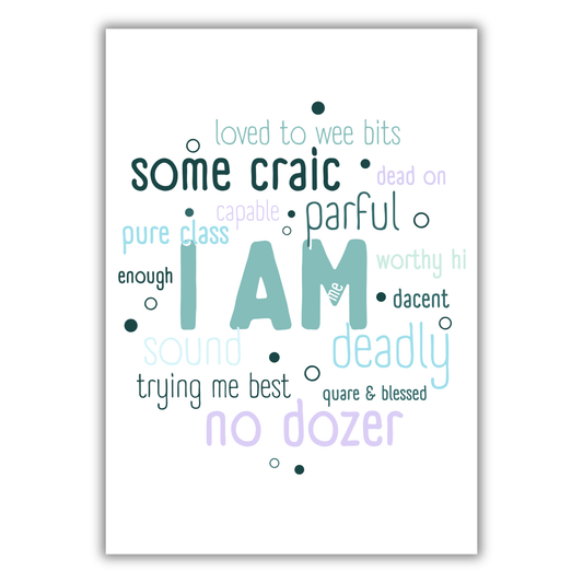I AM AFFIRMATIONS PRINT