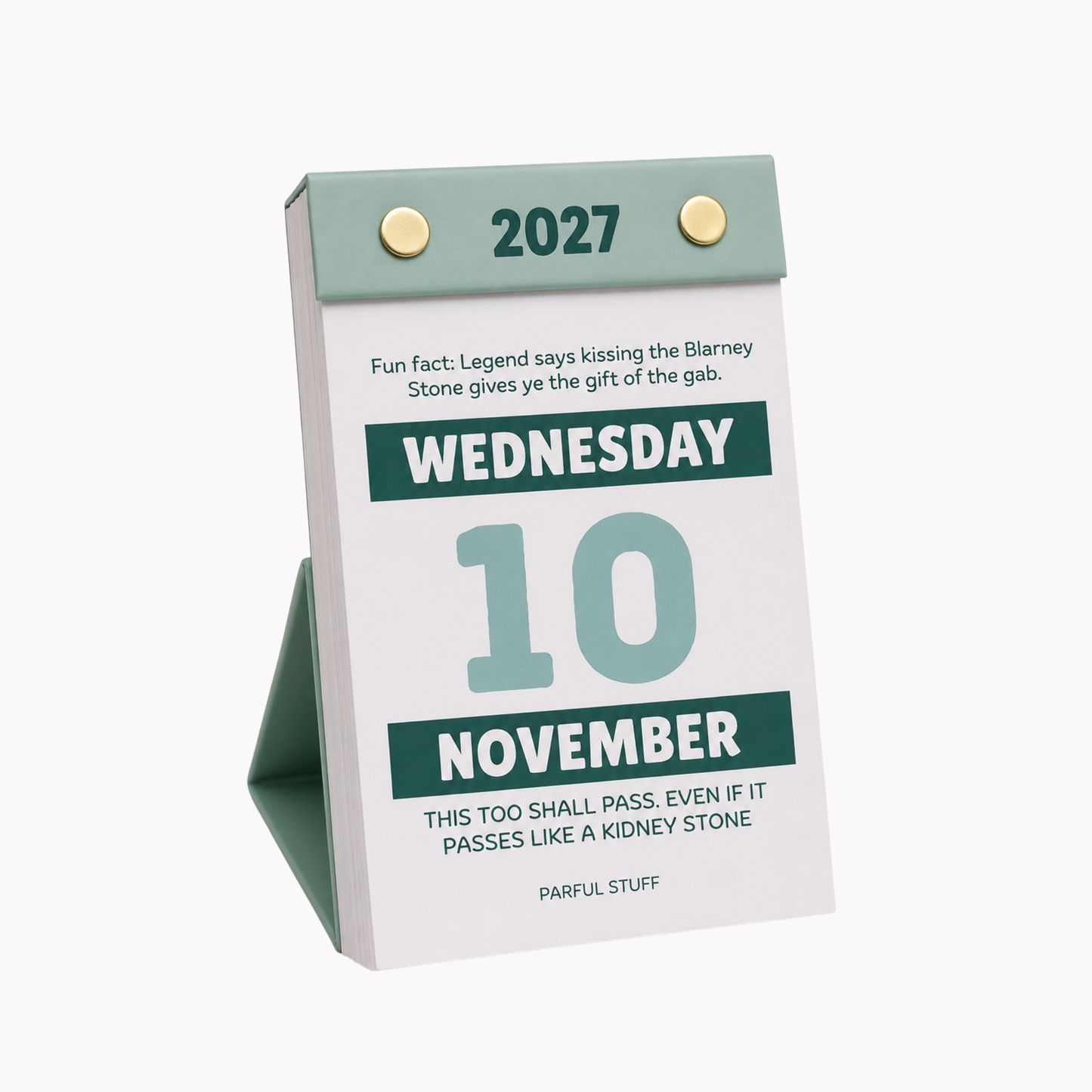 A Daily Dose of Parful Stuff | 2027 Irish Tear-Away Desk Calendar- PRE-ORDER