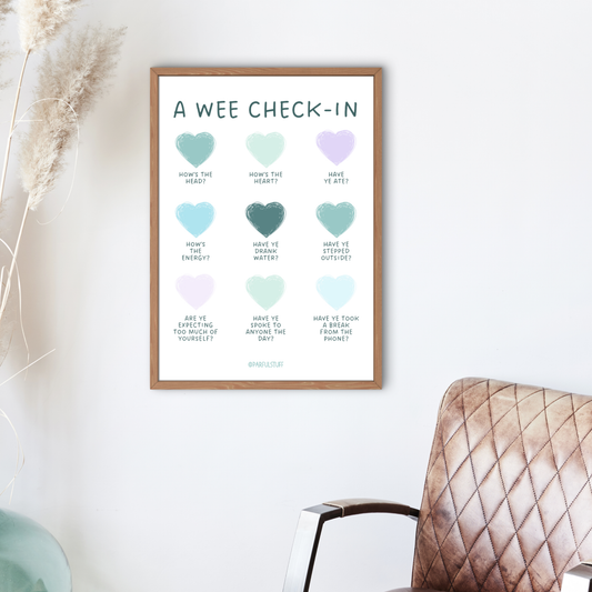 WEE CHECK-IN PRINT