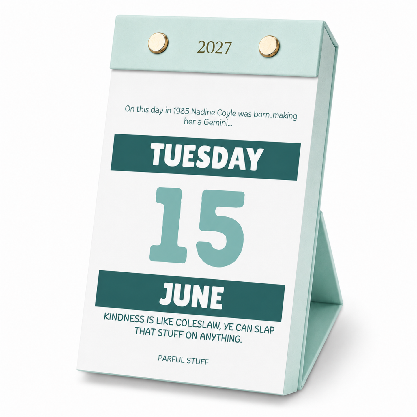 A Daily Dose of Parful Stuff | 2027 Tear-Away Desk Calendar- PRE-ORDER