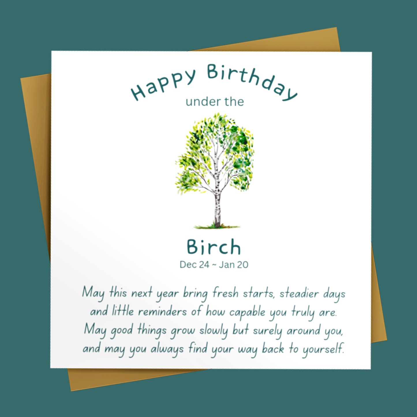 CELTIC TREE SIGN BIRTHDAY CARDS