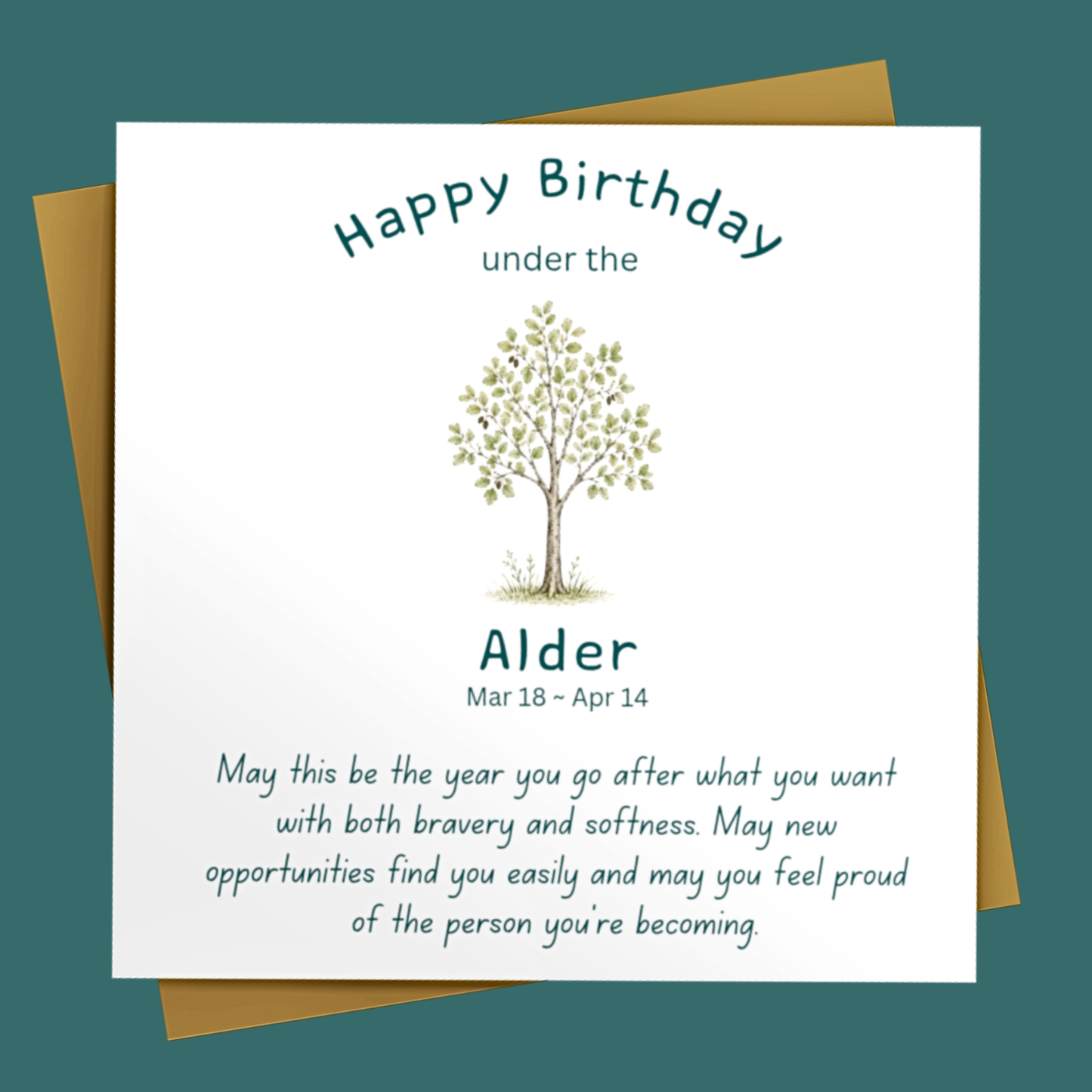 CELTIC TREE SIGN BIRTHDAY CARDS