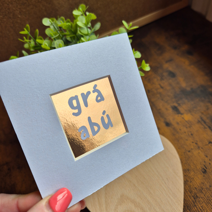 GRÁ ABÚ MINI MOUNTED PRINT