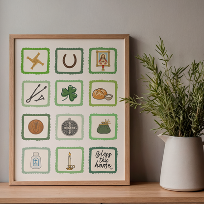 HOME BLESSINGS PRINT